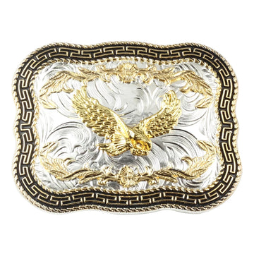 Golden Eagle Western Belt Buckle
